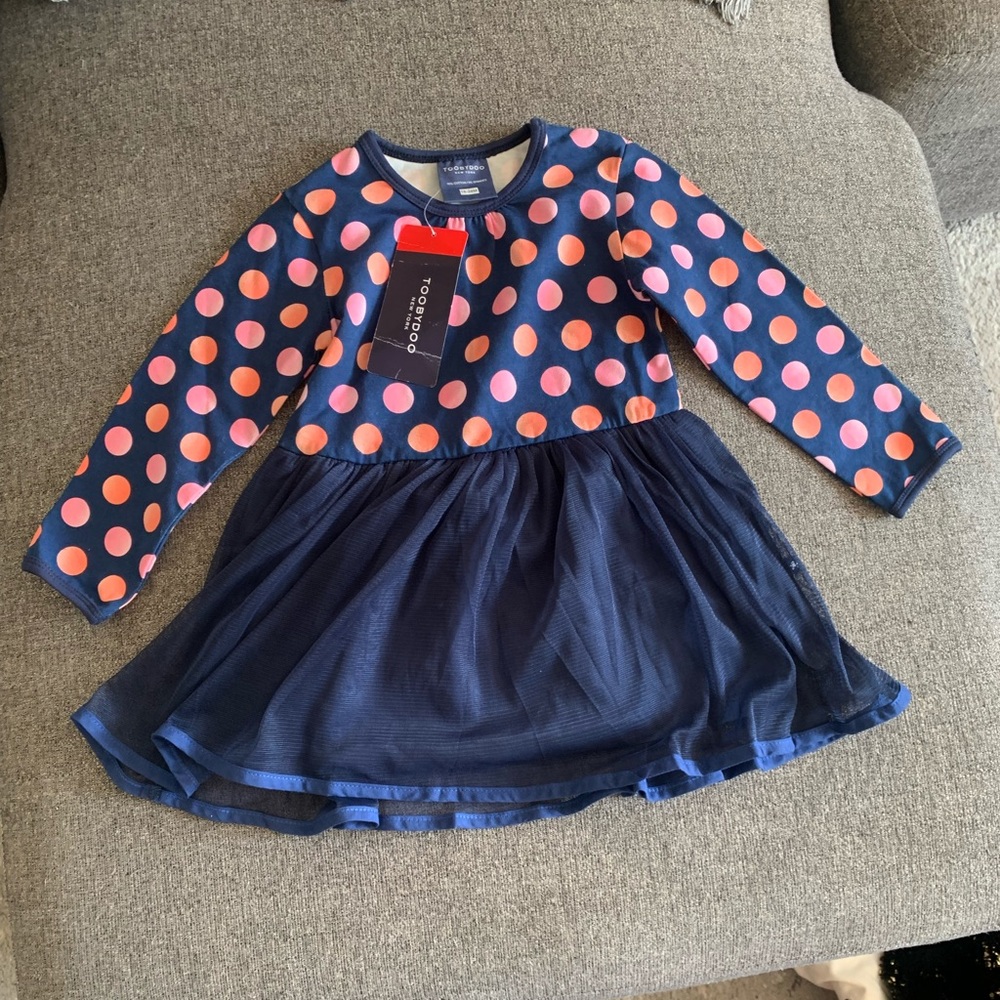 ToobyDoo Longsleeve Polka Dot Dress (18-24M)